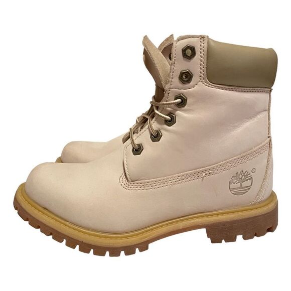 Women’s TIMBERLAND BOOTS Bone Color |Size: 7.5| - Picture 9 of 12